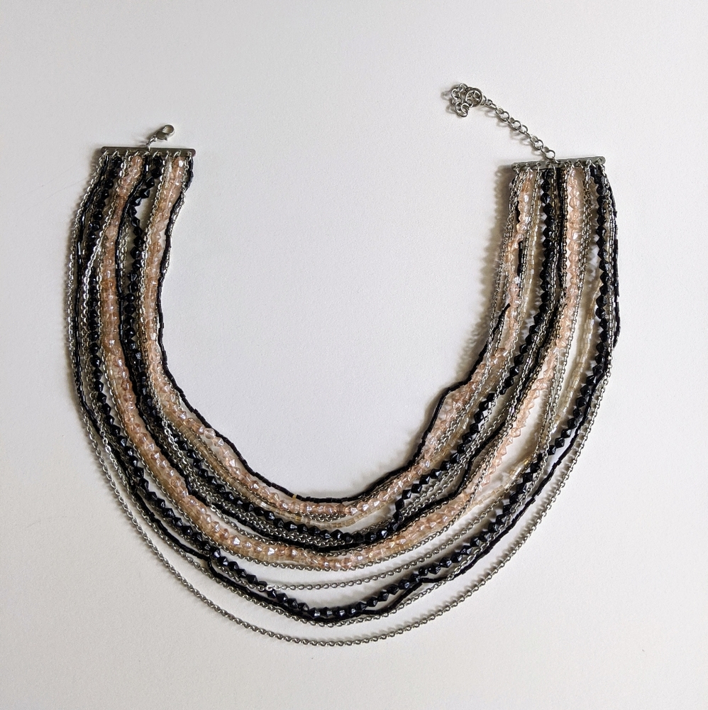 Multi-Strand Beaded Necklace